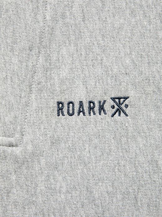 ROARK REVIVAL "LOGO" H/Z SWEAT / Heather grey