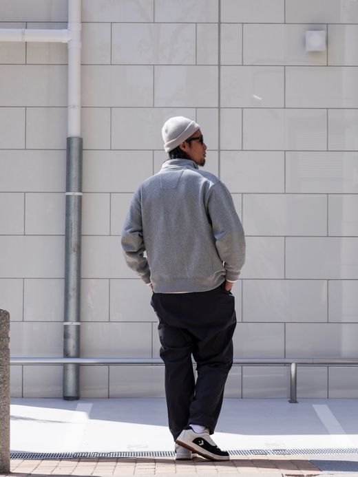 ROARK REVIVAL "LOGO" H/Z SWEAT / Heather grey