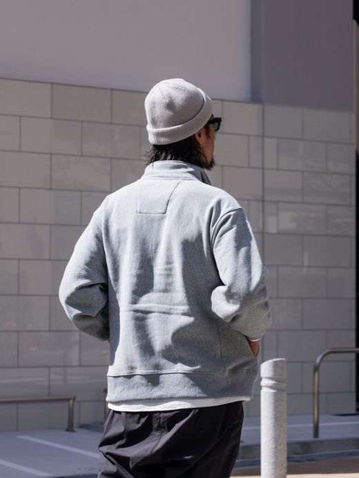 ROARK REVIVAL "LOGO" H/Z SWEAT / Heather grey