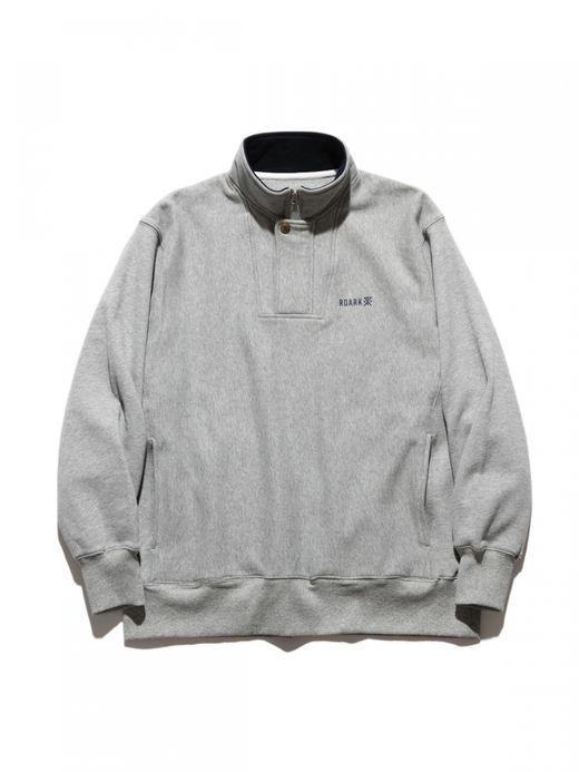 ROARK REVIVAL "LOGO" H/Z SWEAT / Heather grey