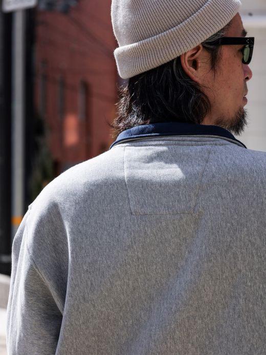ROARK REVIVAL "LOGO" H/Z SWEAT / Heather grey