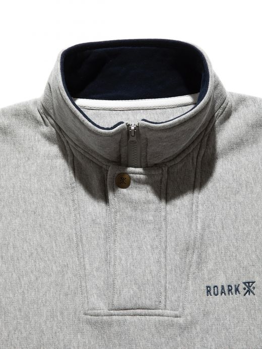 ROARK REVIVAL "LOGO" H/Z SWEAT / Heather grey