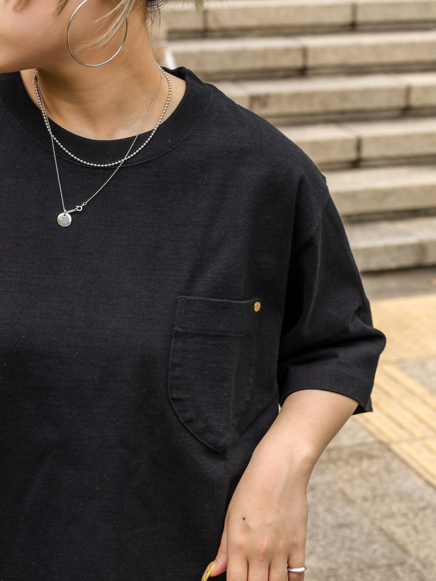ANACHRONORM STANDARD HEAVY WEIGHT S/S T-S / Black | FLATBUSH