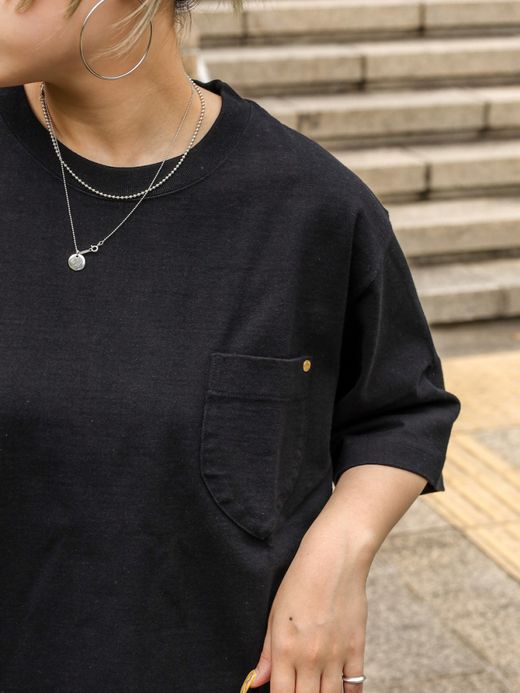 ANACHRONORM STANDARD HEAVY WEIGHT S/S T-S / Black