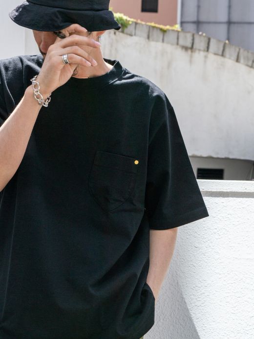 ANACHRONORM STANDARD HEAVY WEIGHT S/S T-S / Black
