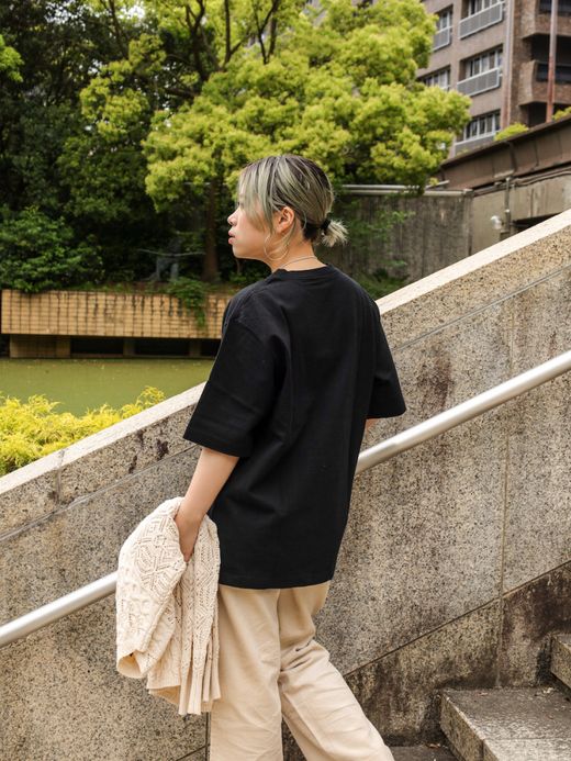 ANACHRONORM STANDARD HEAVY WEIGHT S/S T-S / Black