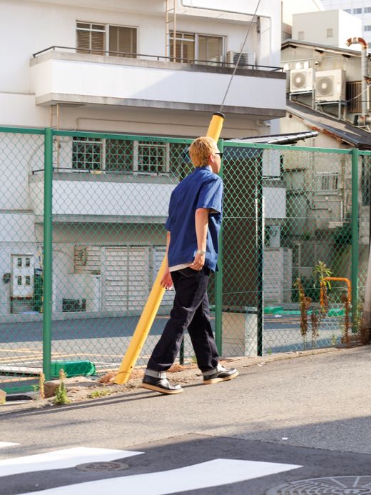 THE UNION PRINT BLUEST SHIRTS / Navy
