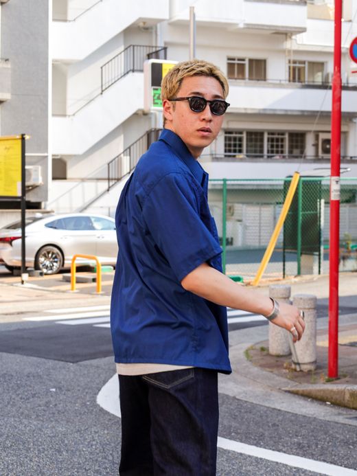 THE UNION PRINT BLUEST SHIRTS / Navy