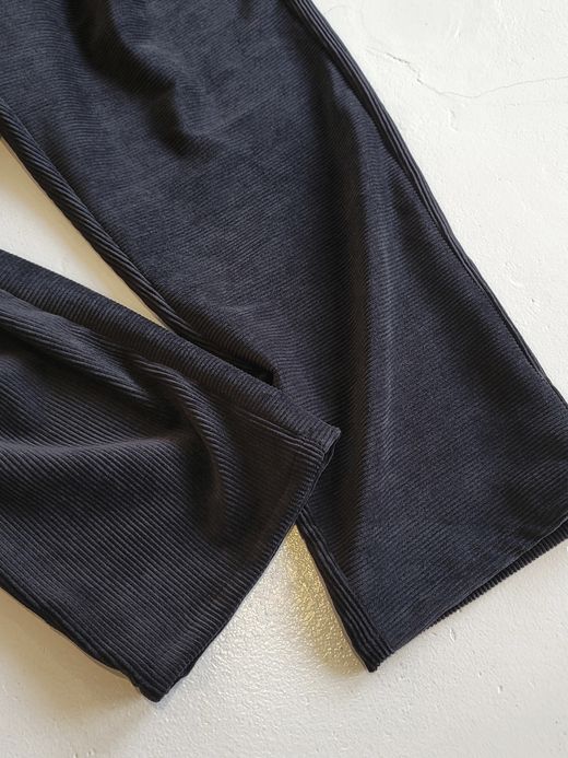 VOO CORDUROY EZ SLACKS / Black