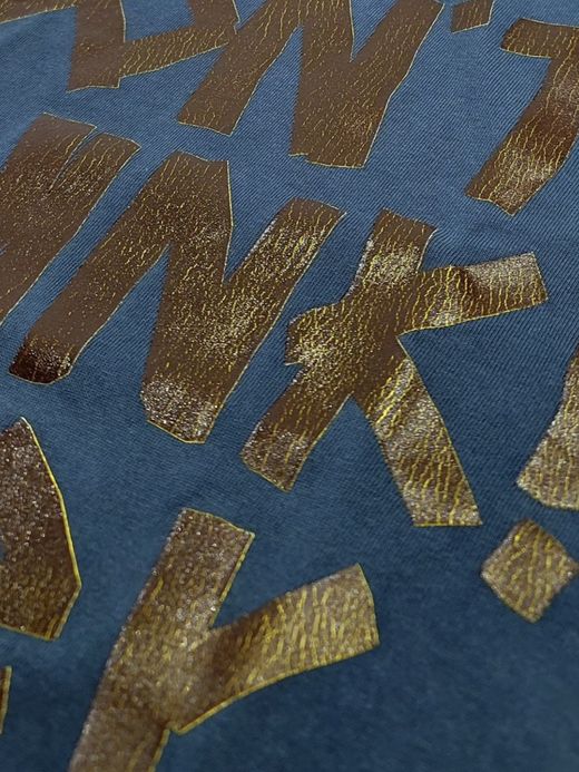 VOO DON'T THINK！ BEER. / Dusty blue