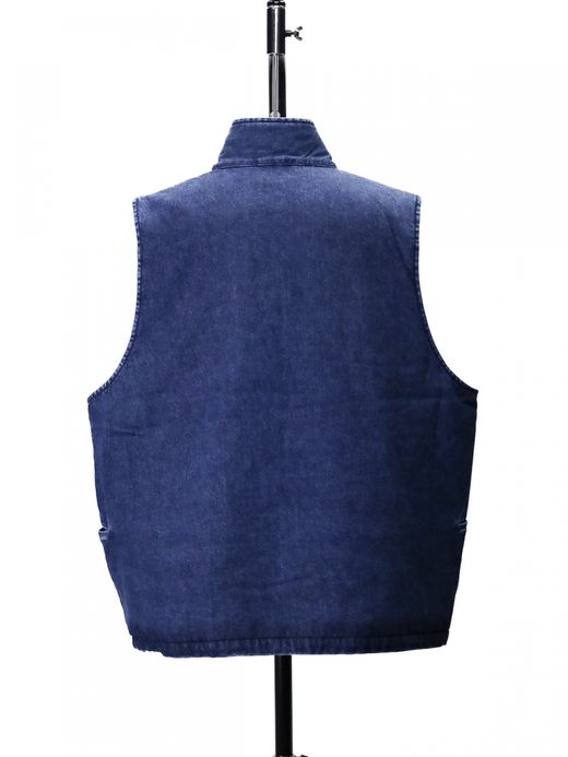 S.F.C WORKER DENIM VEST / Indigo blue