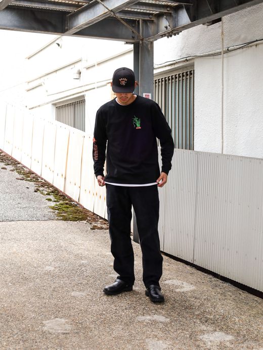 ROARK REVIVAL NEW TRAVEL PANTS 2.0 CORDUROY ST-RELAX TAPERED FIT / Black