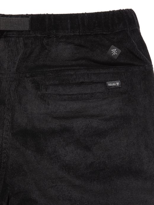 ROARK REVIVAL NEW TRAVEL PANTS 2.0 CORDUROY ST-RELAX TAPERED FIT / Black