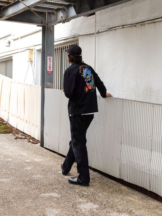 ROARK REVIVAL NEW TRAVEL PANTS 2.0 CORDUROY ST-RELAX TAPERED FIT / Black