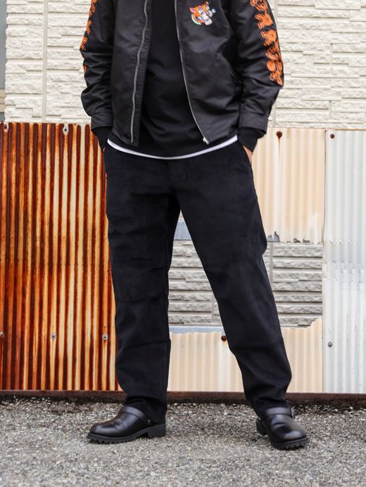 ROARK REVIVAL NEW TRAVEL PANTS 2.0 CORDUROY ST-RELAX TAPERED FIT / Black