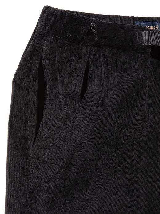 ROARK REVIVAL NEW TRAVEL PANTS 2.0 CORDUROY ST-RELAX TAPERED FIT / Black