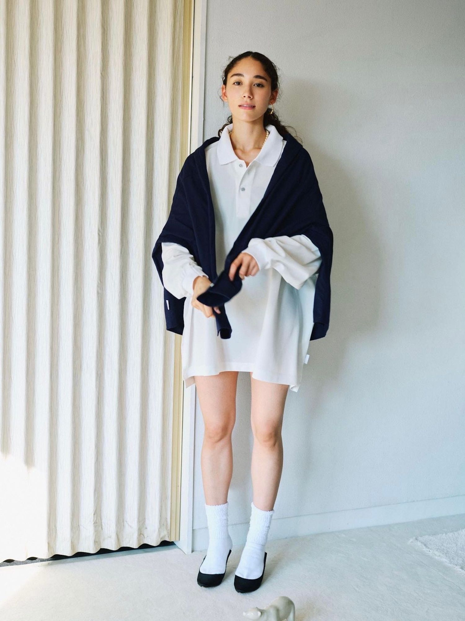 S.F.C BIG LS POLO / White | FLATBUSH（フラットブッシュ）公式