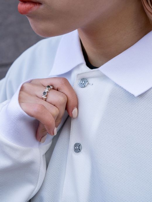 S.F.C BIG LS POLO / White