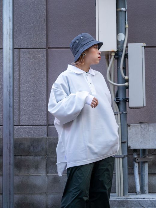 S.F.C BIG LS POLO / White