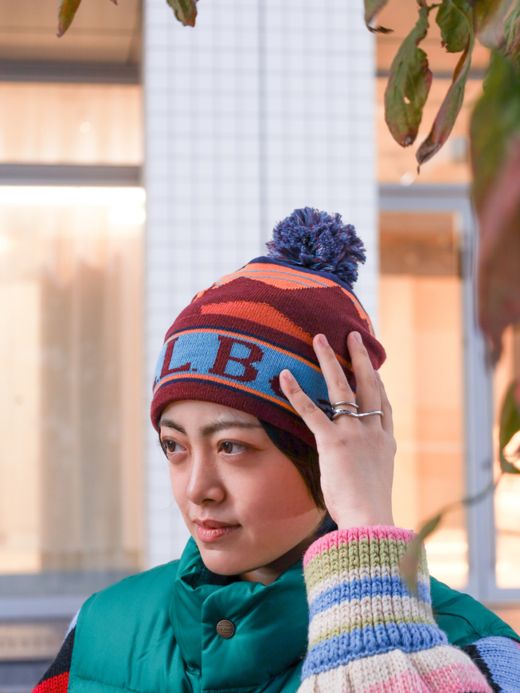 L.L.Bean ADULT'S' KATAHDIN POM HAT / 2colors