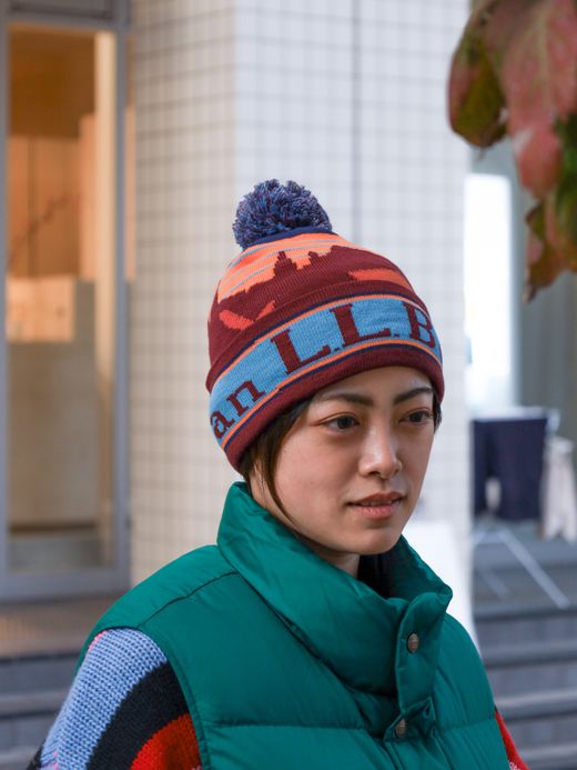 L.L.Bean ADULT'S' KATAHDIN POM HAT / 2colors