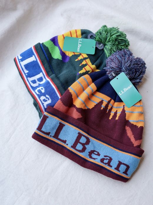 L.L.Bean ADULT'S' KATAHDIN POM HAT / 2colors