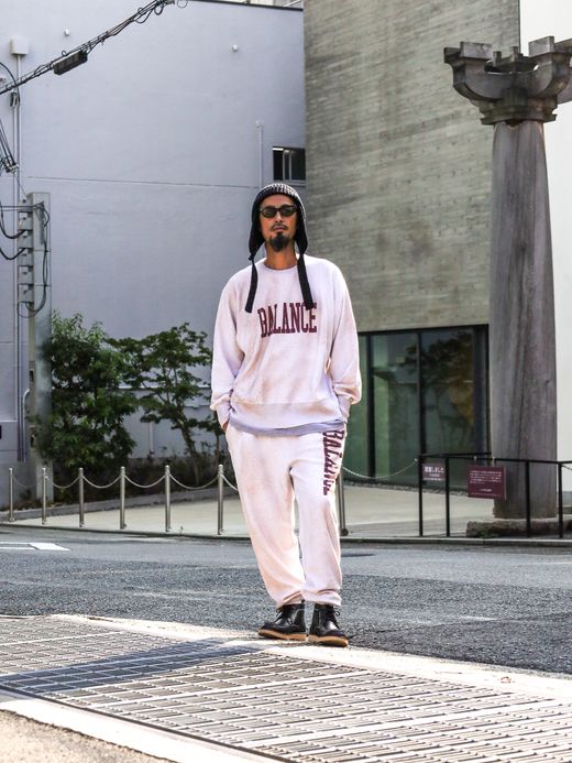 ANACHRONORM COLLEGE SIDE LIB SWEAT / Oatmeal