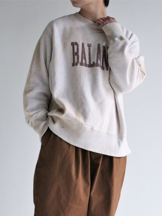 ANACHRONORM COLLEGE SIDE LIB SWEAT / Oatmeal