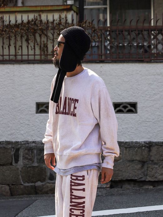 ANACHRONORM COLLEGE SIDE LIB SWEAT / Oatmeal