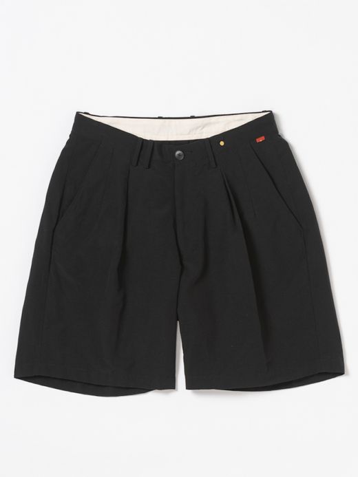 ANACHRONORM 60/40 TUCK SHORTS / Black