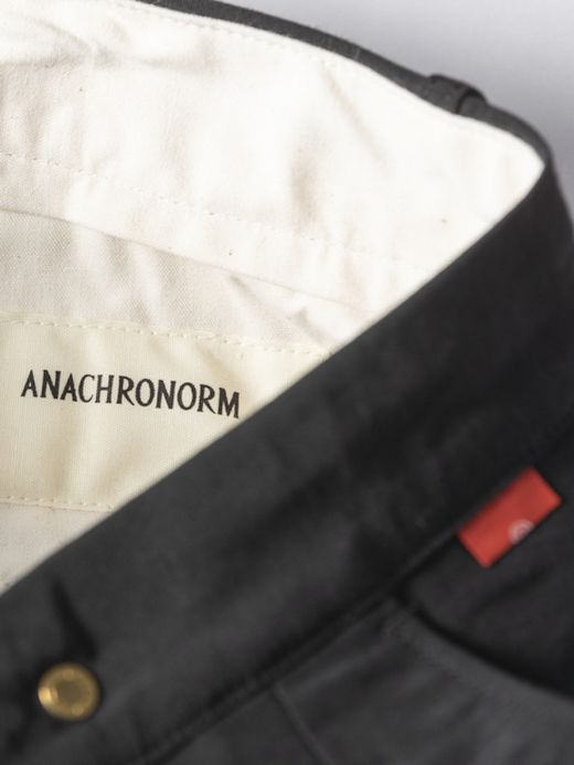 ANACHRONORM 60/40 TUCK SHORTS / Black