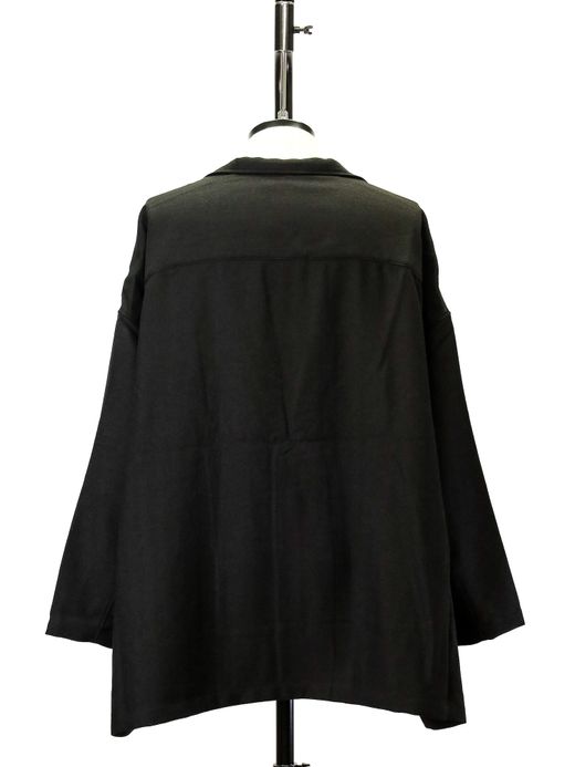 S.F.C TAILORED SHIRT JACKET / Black