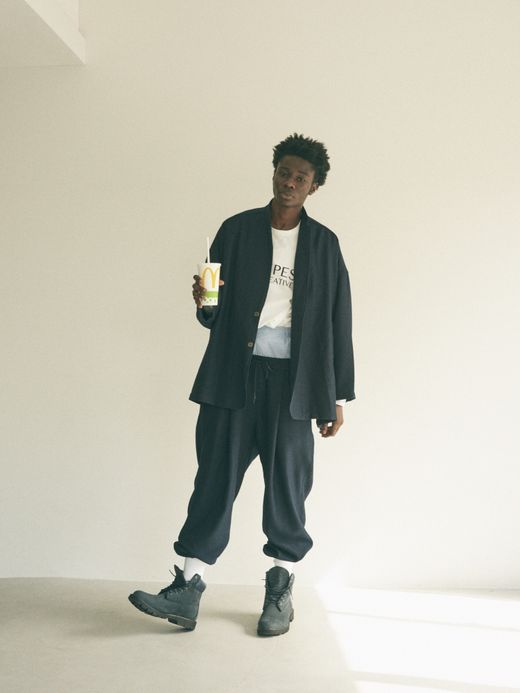 S.F.C TAILORED SHIRT JACKET / Black