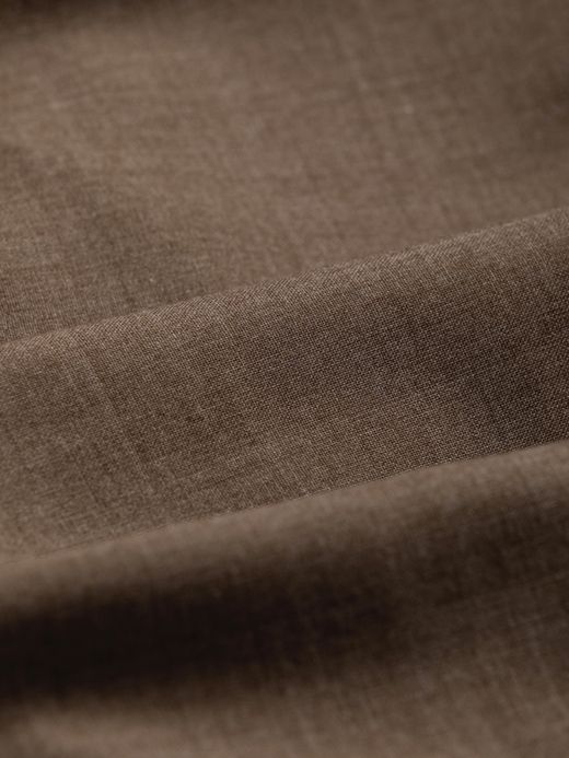 ANACHRONORM SUMMER WOOL TAPERED TROUSERS / Brown