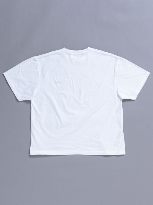 ANACHRONORM STANDARD EMB S/S T-S / White