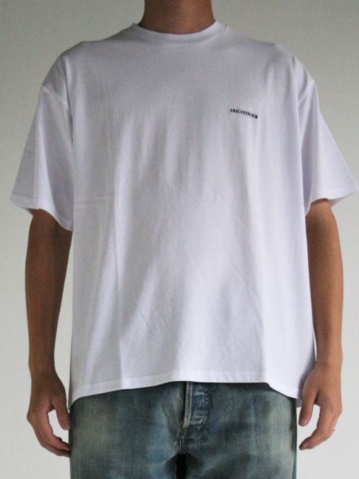 ANACHRONORM STANDARD EMB S/S T-S / White