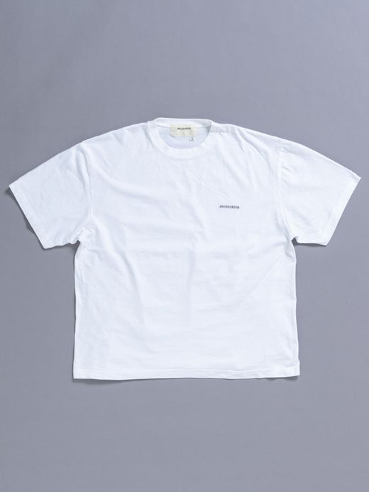 ANACHRONORM STANDARD EMB S/S T-S / White