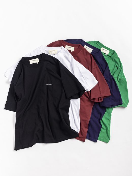 ANACHRONORM STANDARD EMB S/S T-S / White