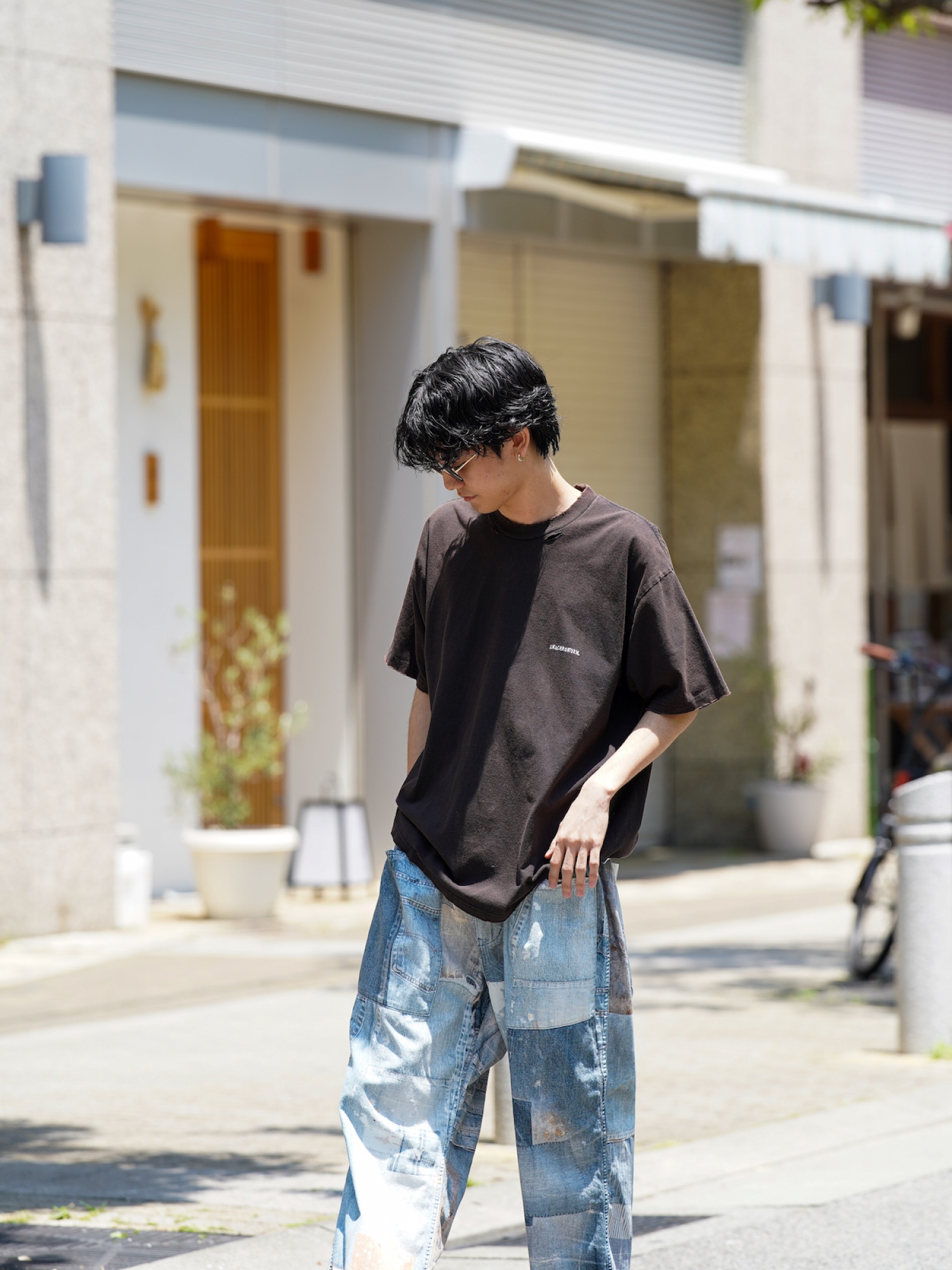 セール】ANACHRONORM / アナクロノーム DAMAGED STANDARD EMB S