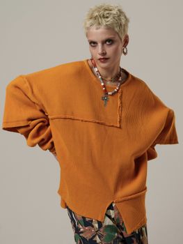UNBALANCED CUTTING THERMAL / Honey orange