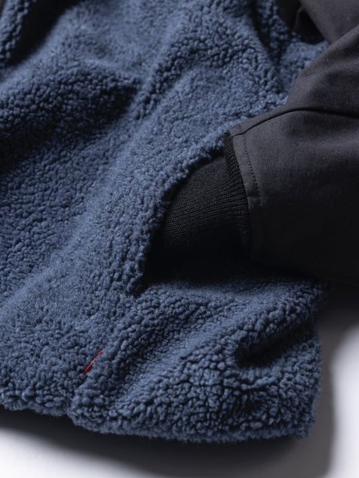 ANACHRONORM BOA NO-COLLAR JACKET Ⅱ / Navy