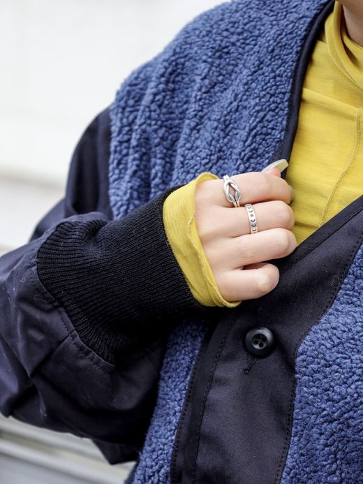 ANACHRONORM BOA NO-COLLAR JACKET Ⅱ / Navy