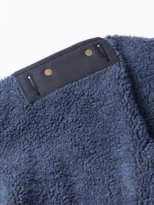 ANACHRONORM BOA NO-COLLAR JACKET Ⅱ / Navy
