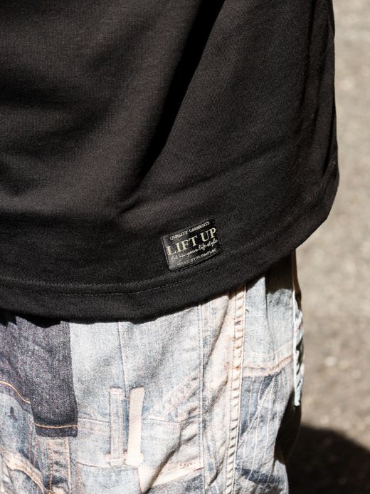 LIFT UP U.S MADE S/S CREW TEE / Black