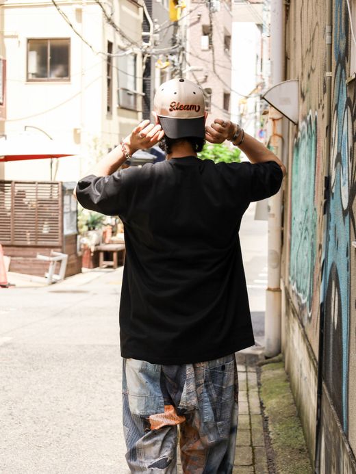 LIFT UP U.S MADE S/S CREW TEE / Black