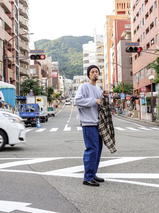 fulton ”OWN WAY” EZ PANTS 改 / Blue indigo