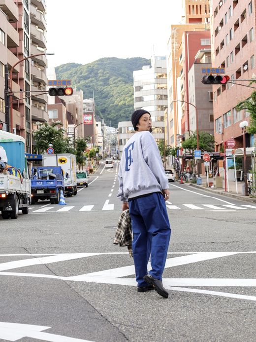 fulton ”OWN WAY” EZ PANTS 改 / Blue indigo