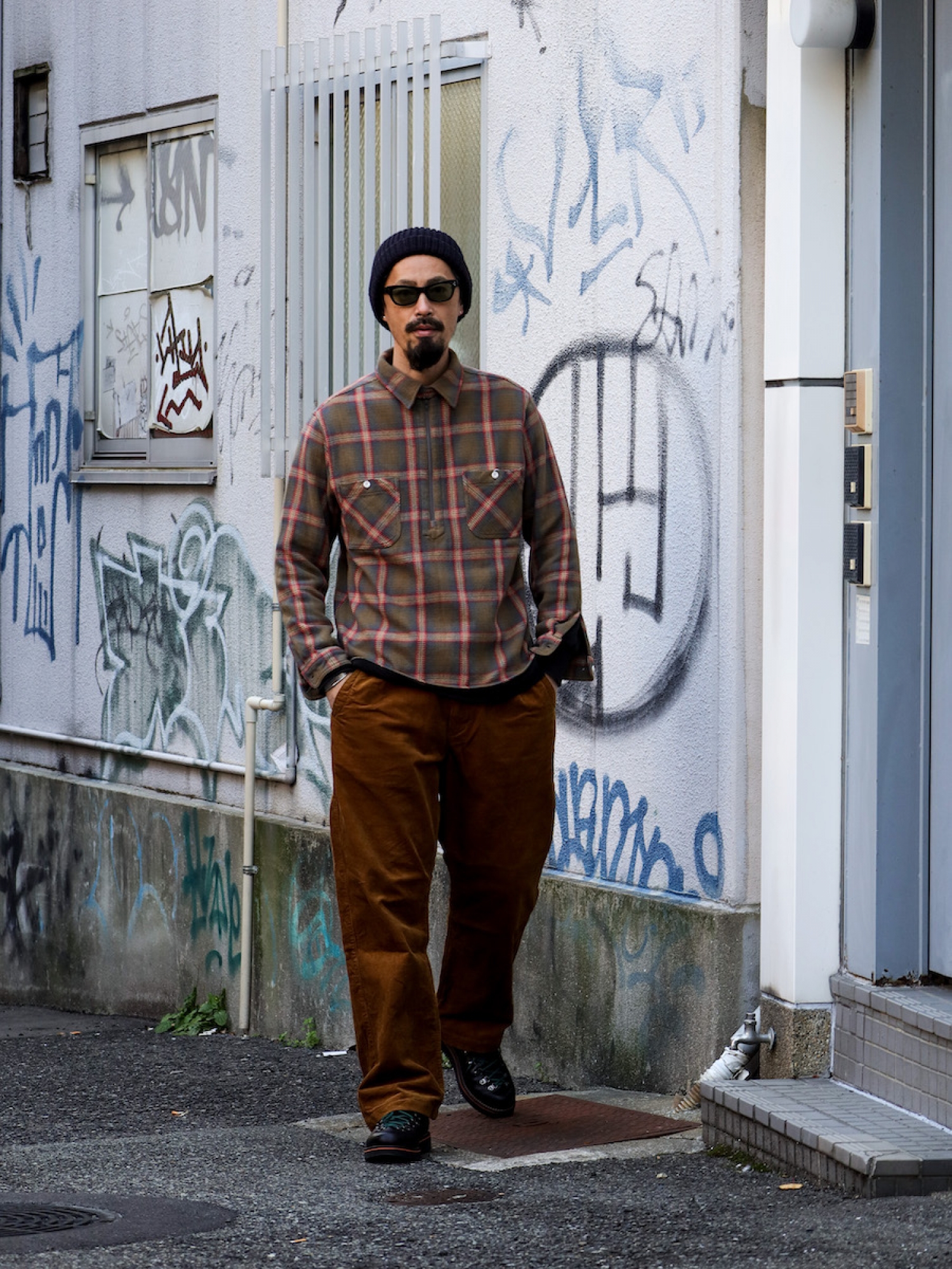 THE UNION THE BIG MAC SHIRTS / Brown | FLATBUSH（フラット