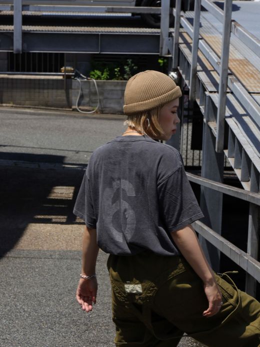 ANACHRONORM STENCIL PIGMENT DYE S/S T-S / Black