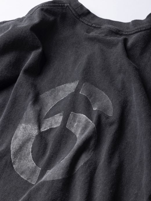 ANACHRONORM STENCIL PIGMENT DYE S/S T-S / Black